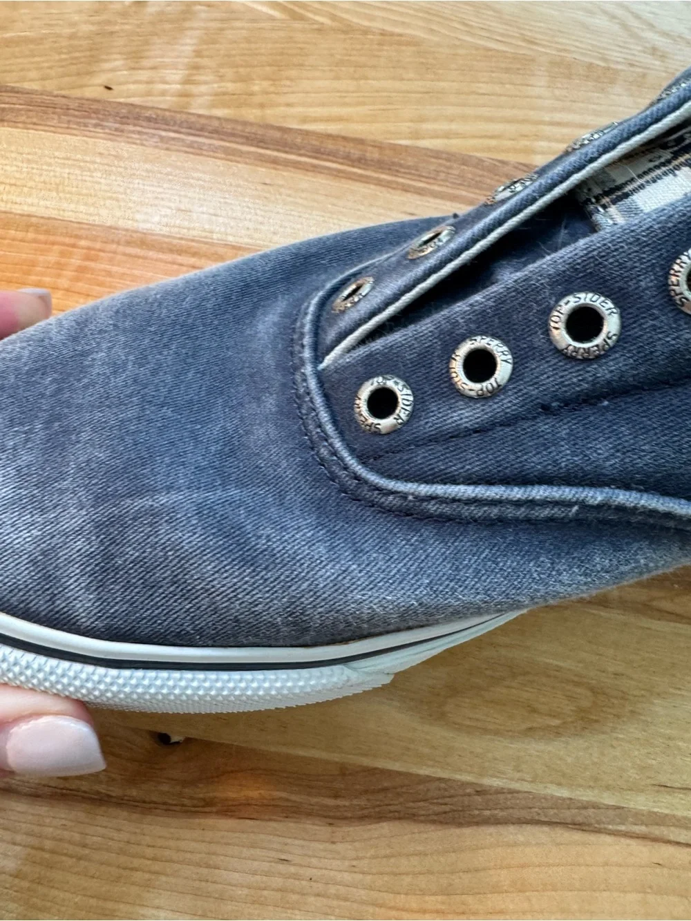 Sperry Men’s Blue Canvas Boat Shoes